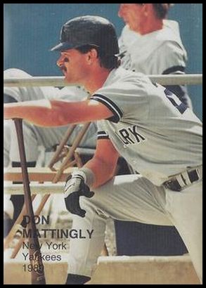 1989 Broder Baseball's Best Two (unlicensed) 11 Don Mattingly